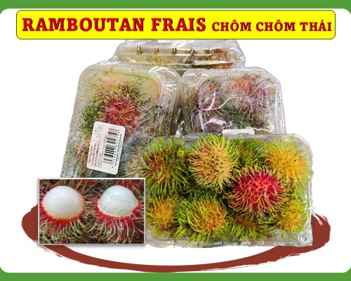 Ramboutan frais Chôm chôm thái