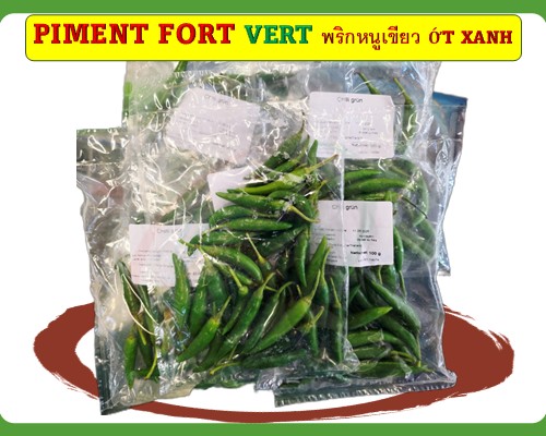 Piments verts (petit) ớt hiểm xanh