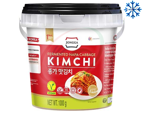 JONGGA MAT KIMCHI VEGAN 1KG 500X400 FRIGO +4C Mat Kimchi (sans poisson) 1kg "JONGGA"