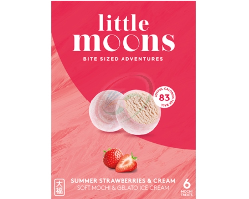 Glacé de Mochi à la fraise & crème "LITTLE MOON"