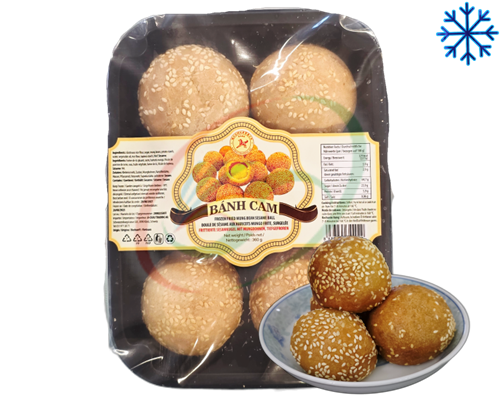 Banh Cam 500X400 Boules de sésames (haricots mungo) "Bánh Cam"