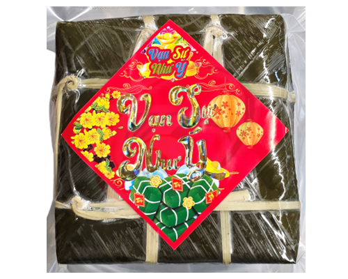 Banh Chung vegan 500X400 Gâteau de riz gluant carré "BÁNH CHƯNG CHAY" VEGAN