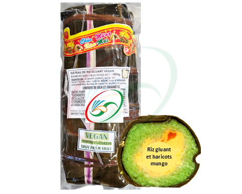 Banh Tet vegan 500X400 Gâteau de riz gluant "BÁNH TÉT CHAY" VEGAN
