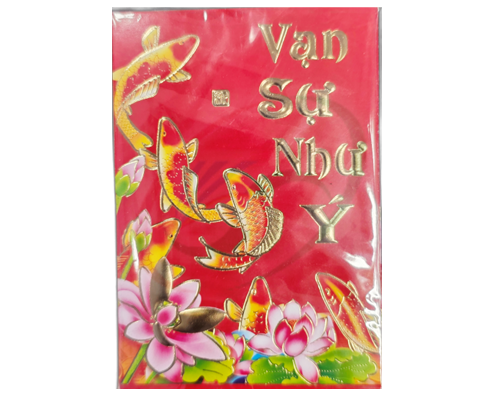 Bao li xi van su nhu y 500X400 Enveloppes rouge "BAO LÌ XÌ" Vạn Sự Như Ý