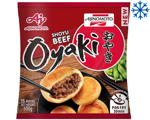 OYAKI BOEUF 500X400 OYAKI raviolies aux légumes & boeuf "AJINOMOTO"