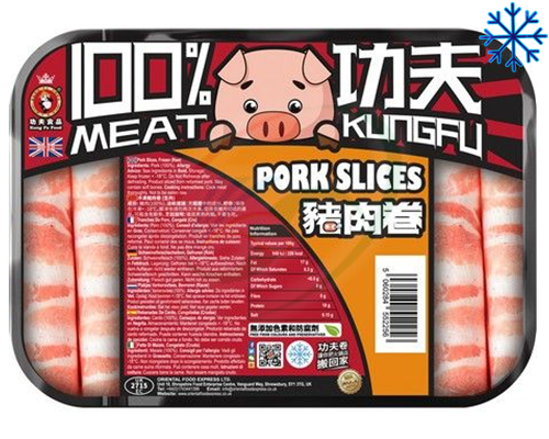 Viande de porc en tranches "KUNG FU FOOD"