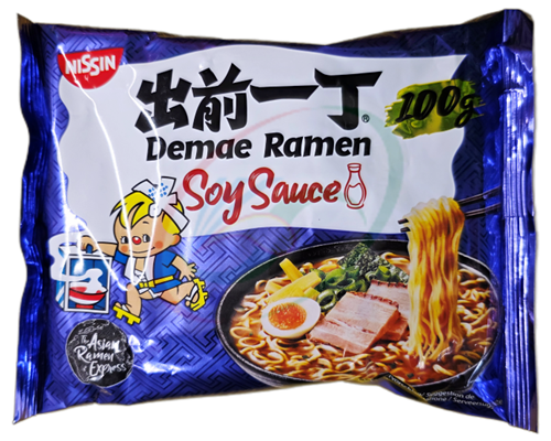 Nouilles instantanées saveur sauce soja "NISSIN"