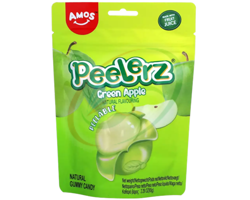 AMOS RAISIN 500X400 Bonbons gélifiés 4D au pomme vert "AMOS"