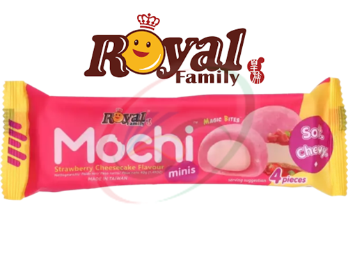 Gâteau Mochi au fraise & fromage "ROYAL FAMILY"