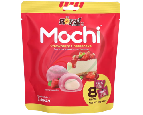 Gâteau Mochi au fraise & fromage "ROYAL FAMILY"
