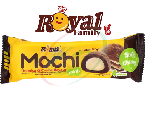 Gâteau Mochi au Tiramisu & crème "ROYAL FAMILY"