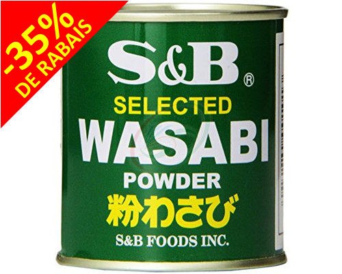 Poudre de raifort Wasabi "S&B"