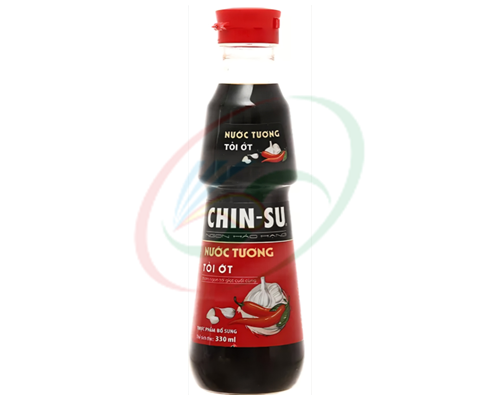 Sauce de soja au piment & ail "CHINSU"