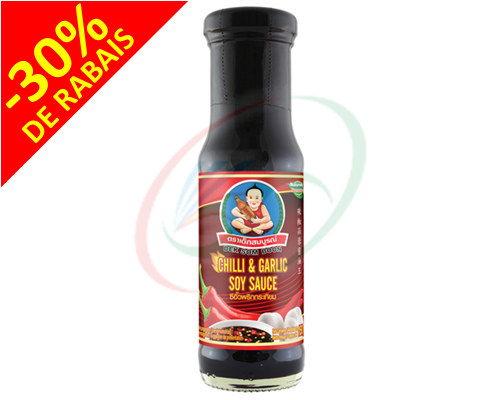 Sauce de soja au piment & ail "HEALTHY BOY"