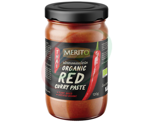 Pâte de curry rouge "MERIT-O" ORGANIC