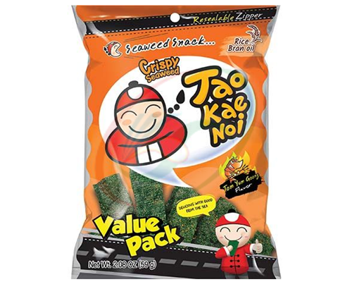 Snack d'algues croustillant Tomyum "TAO KAE NOI"