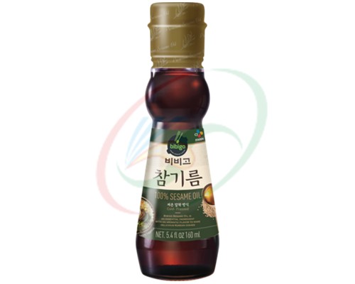 BIBIGO 500X400 HUILE SESAME 160ML Huile de sésame grillées "BIBIGO" (100%)
