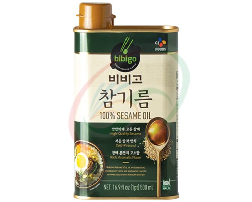 BIBIGO 500X400 HUILE SESAME 500ML Huile de sésame grillées "BIBIGO" (100%)