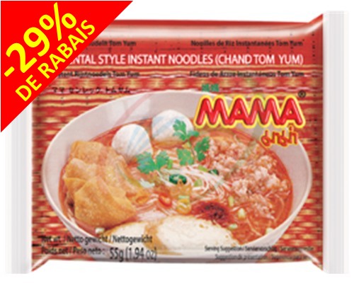 Nouilles de riz instantaneés saveur Tomyum "MAMA"