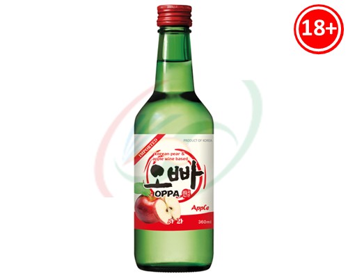 Soju goût Pomme "OPPA" (Alcool 12% vol.)