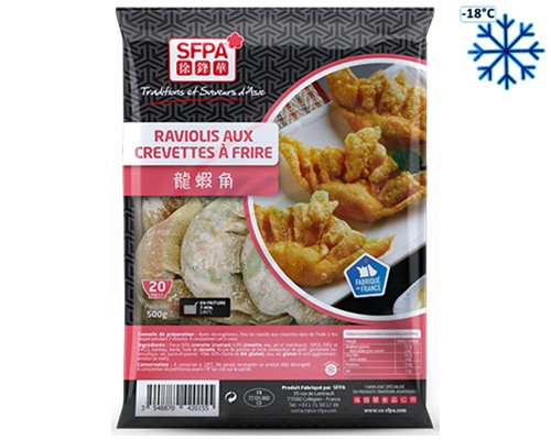 Raviolis aux crevettes "SFPA" WONTON