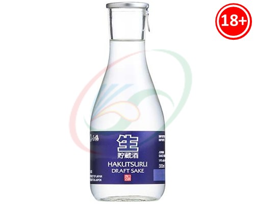Sake Japonais JUNMAI "HAKUTSURU" (Alc. 14% vol)