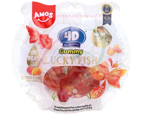 Bonbons gélifiés 4D LUCKY FISH "AMOS"