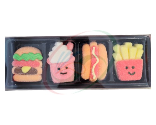 Bonbons MARSHMALLOW "GLQ" Dessin animé Fast Food