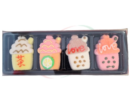 Bonbons MARSHMALLOW "GLQ" Dessin animé Thé au lait