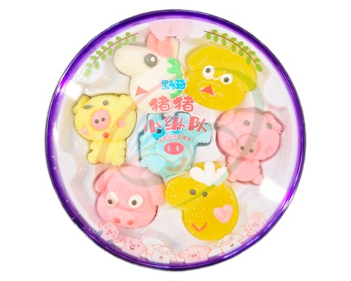 Bonbons MARSHMALLOW gélifiés "GLQ" thème Piggy