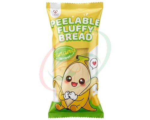 Pain fourré à peler saveur banane "TOKIMEKI"