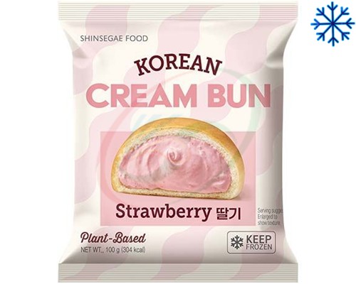 Buns à la crème fraise "SHINSEGAE FOOD" CORÉENNE