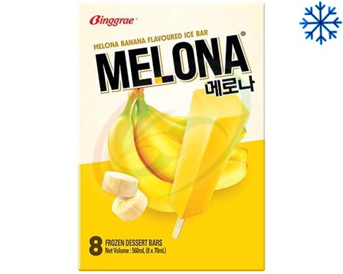 MELONA Barre de glace à la banane "BINGGRAE"