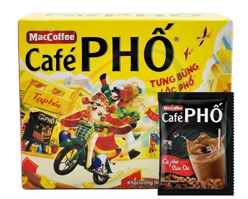 Café instantanée 3en1 "MACCOFFEE" CAFÉ PHỐ