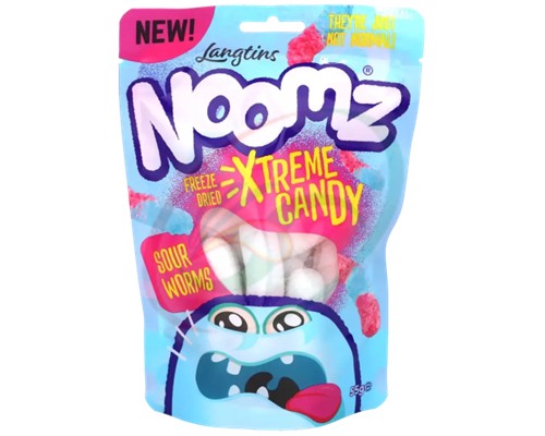 Bonbons acidulés aux vers lyophilisés "NOOMZ"