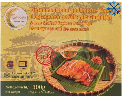 Raviolis de tapioca vapeur aux crevettes "GR" Bánh bột lọc huế