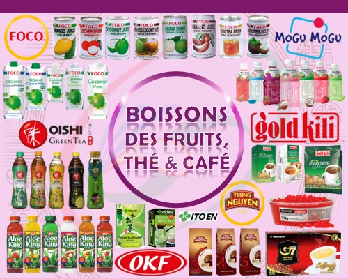 Boissons des fruits, thé & café