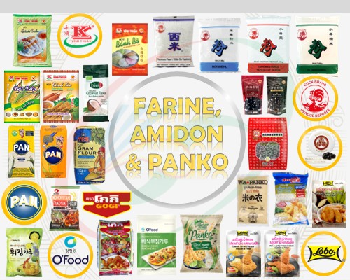 Farine, Amidon & panko