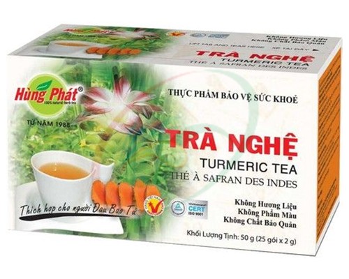 Thé Curcuma (Safran des indes) "HÙNG PHÁT"