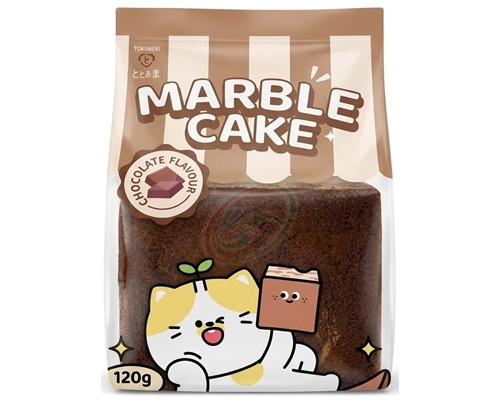 Gâteau marbré saveur de chocolat "TOKIMEKI"