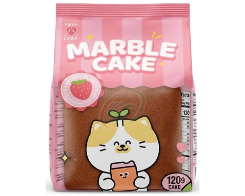Gâteau mabré saveur de fraise "TOKIMEKI"