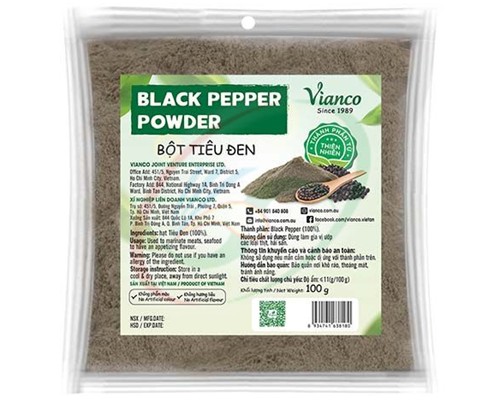 Poudre de poivre noir "VIANCO" Bột tiêu đen