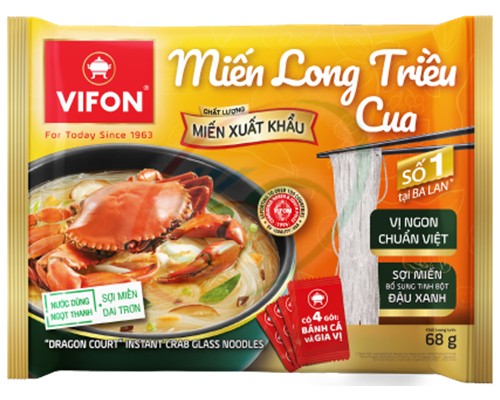 Vermicelle instantané saveur au crabe "VIFON" Mien Long Trieu