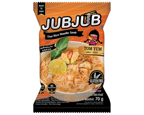 Nouilles de riz instant. saveur tomyum "JUB JUB"