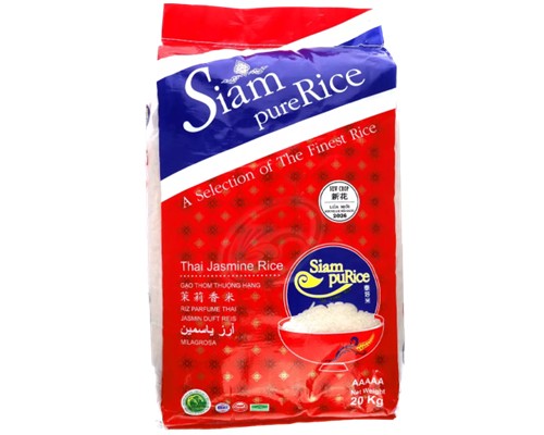 Riz parfumé Thaï 20kg "SIAM" Nouvelle Recolte